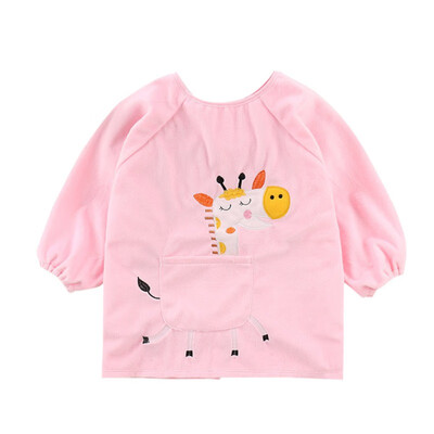 

Baby Bibs Waterproof Kid Eating Clothing Childrens Long Sleeves Feeding Smock Bib Baby Apron Bandana Bebes Bibs
