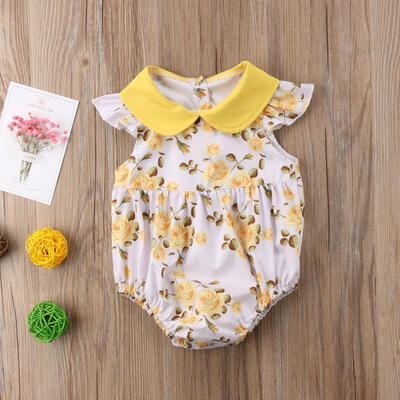 

NEW Newborn Baby Girl Princess Floral Romper Sleeveless Jumpsuit Outfits Clothes