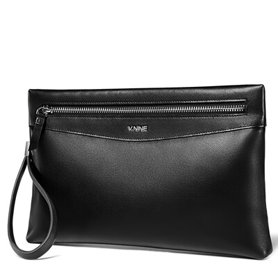 

Ninth City VNINE Mens Handbag Business Fashion Large Capacity Clutch Bag Wear Handle Bag VS7BV03989J Blue