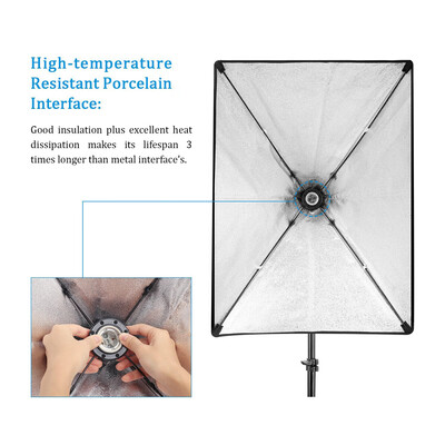 

Portable 5070cm20"28" Softbox Box Reflector for Speedlight Lighting US Plug