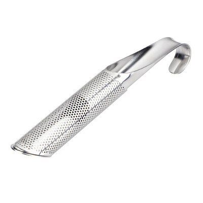 

Stainless Steel Pipe Design Strainer Tea Infuser Touch Feel Good Tea Tool