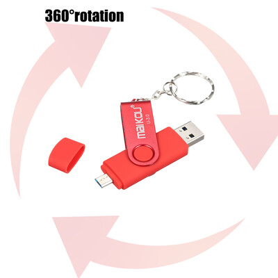 

MaiKou 2-in-1 USB 30 Flash Drive USB Flash Disk Red&128GB