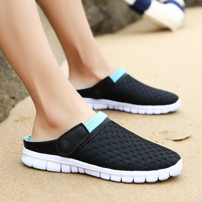 

Wedding shoes men 2019 new sandals lazy one pedal heel lovers beach dual-purpose non-slip soft slippers