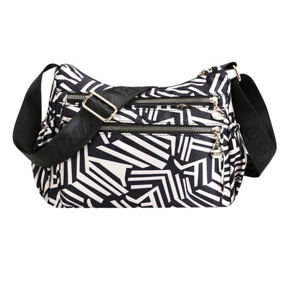 

Tailored Women Printed Ethnic Nylon Fabric Bag Waterproof Single Shoulders Messenger Bags