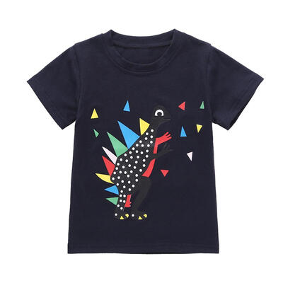 

Boys Summer Cartoon T-Shirts Children Print Short Sleeve O Neck Tee Tops