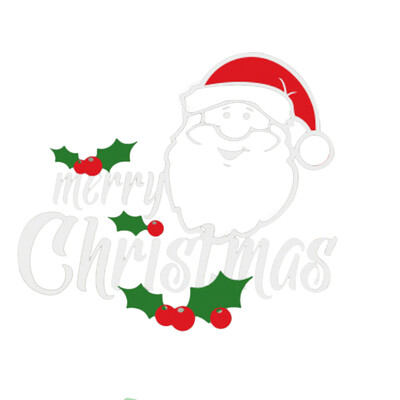 

〖Follure〗Santa Claus Wallpaper Stickers Fashion New Elements