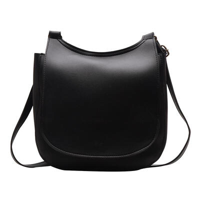 

Solid Color Shoulder Handbags PU Leather Women Large Flap Crossbody Bags