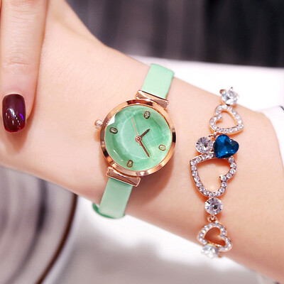 

Watch womens ins wind waterproof ultra-thin original wind rhinestone watch womens ins Korean fashion French minority shaking voi
