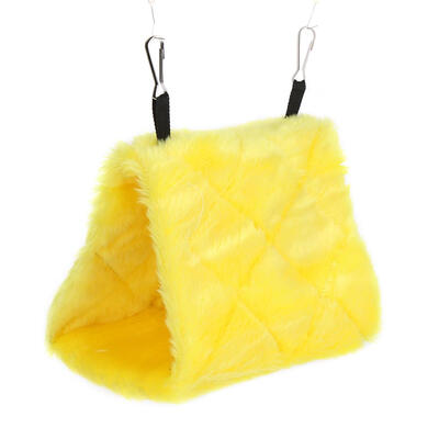 

Warm Soft Plush Birds Parrot Hammock Nest Pets Hang Bed Cave Cage Hut House