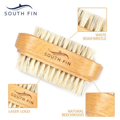 

Toponeto Shaving Brush Wooden Bristle Hair Shave Wood Razor Barber Shower Nail Brush