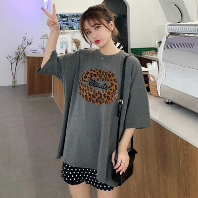 

Starmoon New Fashion Women Summer Korean Loose Pattern Short-sleeved T-shirt Tops