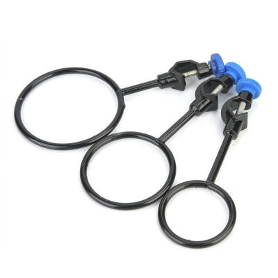 

Greensen 3 Pcs Laboratory Support Iron Steel Close Ring Black Coating of Diameter 6080100mm