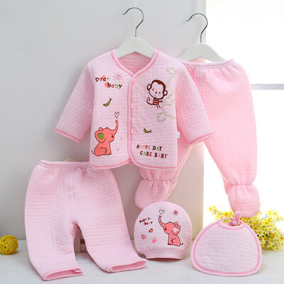 

Infants Newborn Baby Cotton Thermal Underwear Set Kids Clothes 0-3 Months