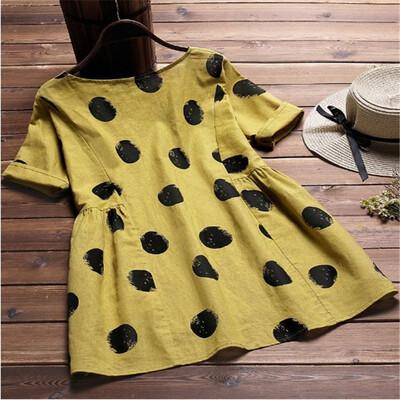 

Starmoon Womens Plus Size Summer O Neck Blouses Loose Baggy Tops Tunic T Shirts