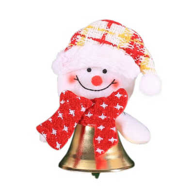 

Colorful SnowmanSanta ClausElk Bells Christmas Decor Pendants Hanging Xmas Tree Hanging Doll Pendants Crafts Accessories