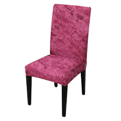 

Printed Chair Cover Soft Milk Silk Home Seat Protector Stretch Anti Dust