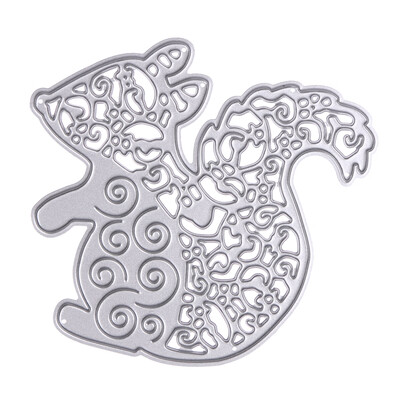 

Cute Squirrel Metal Die Cutting Dies Stencils For DIY Scrapbooking