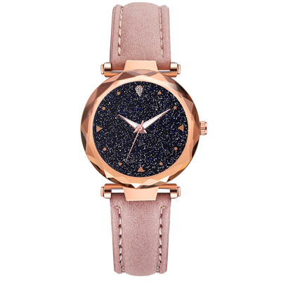 

Womens watch Roman word scale dial pu with student watch