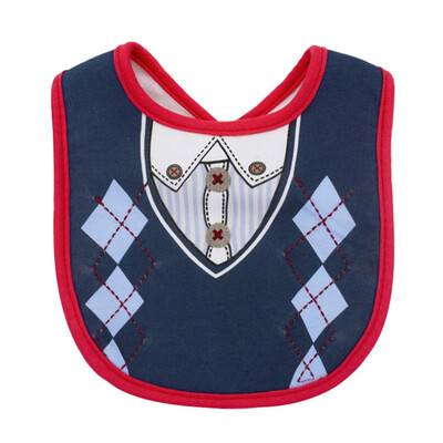 

Baby Boy Girl Bibs Toddler Infant Tuxedo Costume Bibs Saliva Towel Feeding Waterproof Burp Cloths