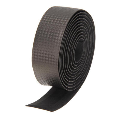 

Cycling Cork Handlebar Tape Black 2 Bar Plug Carbon fiber belt strap