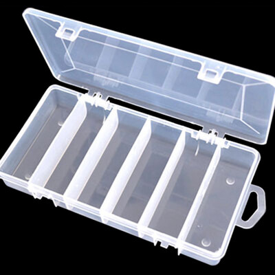 

Saidsome Plastic Fishing Lure Bait Box Storage Organizer Container Case 5 Compartments fishing bait fishing lure