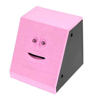 

Cartoon Creative Face Electric Safe Eating Coin Piggy Bank Money Saving Box