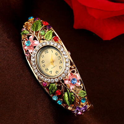 

Bracelet table garden atmosphere diamond ladies bracelet watch