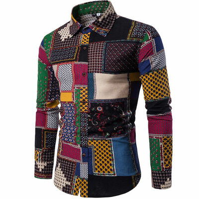 

New Fashion Mens Luxury Casual Stylish Slim Fit Long Sleeve Casual Dress Shirts