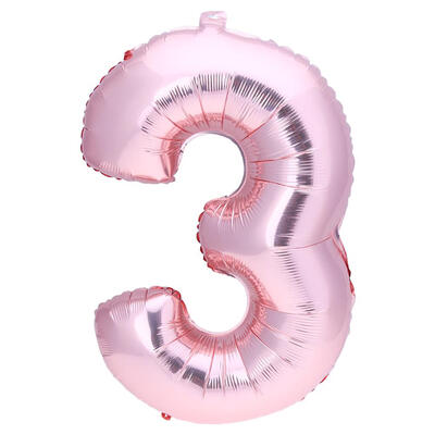 

32 in Rose Gold Number Foil Balloon Large Digit Balloon Wedding Party Decor