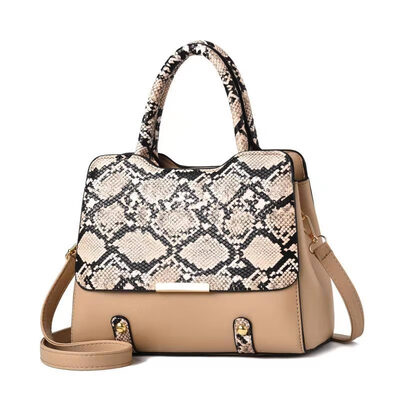 Female bag 2019 new tide ladies bag PU leather simple handbag shoulder female big bag Messenger bag