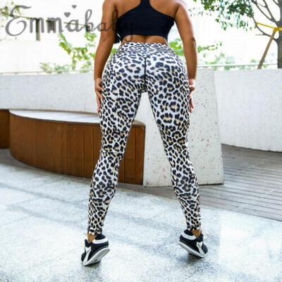 

Women Sport Pants High Waist Yoga Fitness Leggings Running Gym Scrunch Trousers
