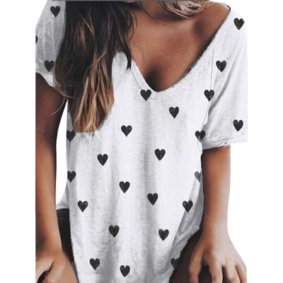 

Starmoon Womens Summer Casual Print Tops Short Sleeve T-Shirts Blouse