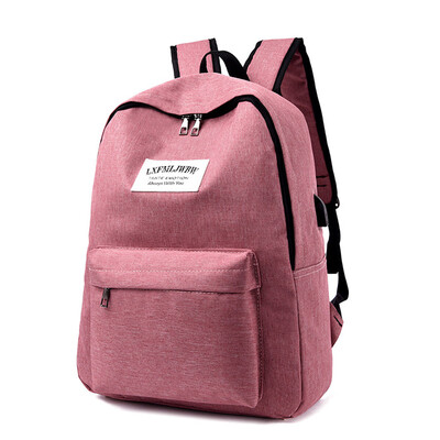 

Tailored Fashion Neutral Large Capacity Outdoor Student Bag Shoulder Bag With USB Socket