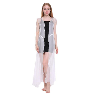 

Sexy Chiffon Women Candy Color Beach Cover Up Kaftan Dress Wear Swimsuit
