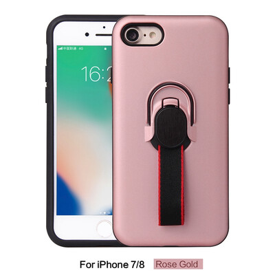 

Magnetic Car Mount Case Apple iPhone 7 7 8 Plus Phone Ring Holder Cover iPhone 8 7 8 Hybrid Stand Bumper Case