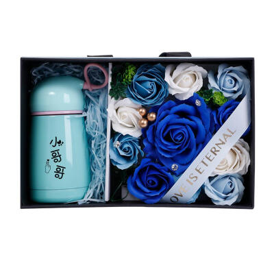 

Eternal Rose Soap Flower Simulation Roses Bouquet Gift Box Valentines Gifts