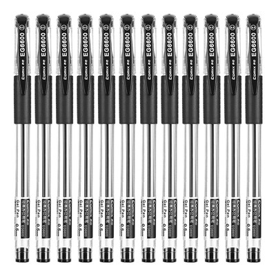 

Coxy 05mm black classic office bullet gel pen pen pen 12 box EG6600