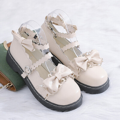 

Meruru Original Lolita Shoe Fruit Bubble Sweetheart Round Head Student Single Shoe Lolita jk Uniform Little Shoe Woman