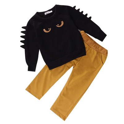

Toddler Kids Baby Boy Outfits Clothes Monster Sweatshirt TopsPant 2PCS