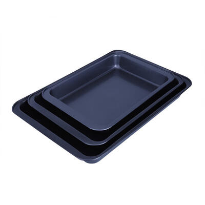 

Greensen 3PCS Non-stick Baking Roasting Trays Cookie Sheet