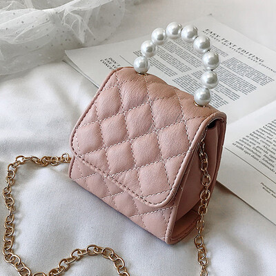 

Pearl Linger chain mini - bag womens new 2019 summer Korean version of a single shoulder satchel