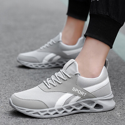 

Large size 2019 summer new mens shoes breathable mesh sports shoes trend casual shoes sports wind single shoes