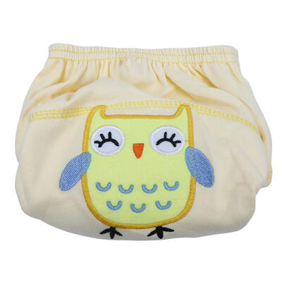 

Baby Infants Embroidery Training Pants Washable Cotton Diapers Nappies