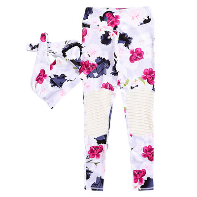 

Halter Neck Criss-cross Strap Padded Floral Print Spliced High Waist Elastic Women Yoga Suit