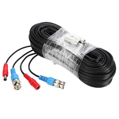 

Video Siamese BNC Cable 32ft 10m for Analog AHD Surveillance CCTV Camera DVR Kit