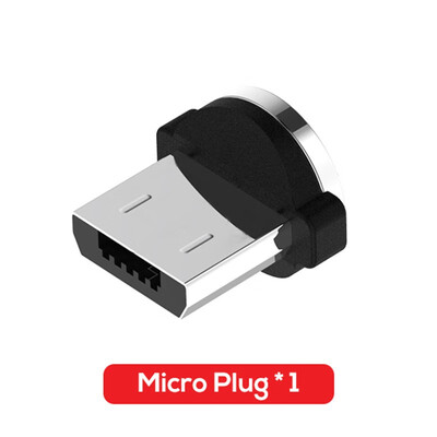 

90 Degree 3 in 1 Led Cable Magnetic Charging Cable for iPhone X 8 7 6 Plus L Nylon Micro USB Cable USB Type-C USB C Cable