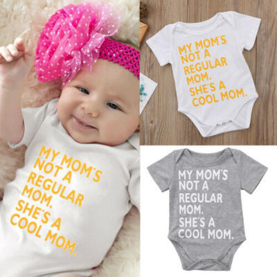 

UK New Newborn Baby Girls Boy Rompers Bodysuit Toddler Playsuit Jumpsuit Sunsuit