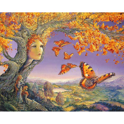 

5D DIY Full Drill Diamond Painting Fantasy Tree Girl Cross Stitch Embroider