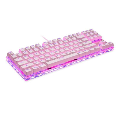 

MOTOSPEED K87S Mechanical Keyboard Gaming Keyboard Wired USB Customized LED RGB Backlit with 87 Keys