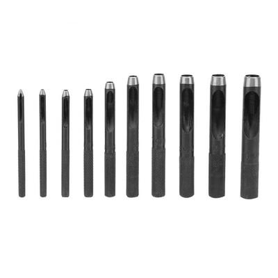 

Greensen 10pcs Leather Strap Watch Band Belt Eyelet Round Hole Punch Drilling Tool Hand Puncher